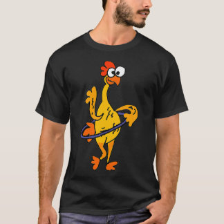SmileteesFunny Funny Rubber Chicken Hula Hoop  T-shirt