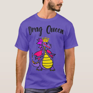 Smiletmoreteesa Grappige Blauwe Draak Slepen Konin T-shirt