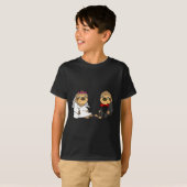 Smiletodaytees Funny Sloth Bruid en bruidegom brui T-shirt (Voorkant volledig)