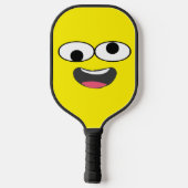 Smiley Beats – Leuke Gezicht Pickleball Paddle (Achterkant)