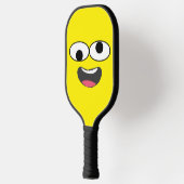 Smiley Beats – Leuke Gezicht Pickleball Paddle (Links)