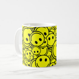 Smiley betekent goede koffie koffiemok