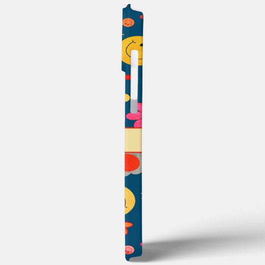 Smiley Blauw Leuk Leuk Leuk Kinder Inspirivity iPh Case-Mate iPhone Case (Achterkant / Links)