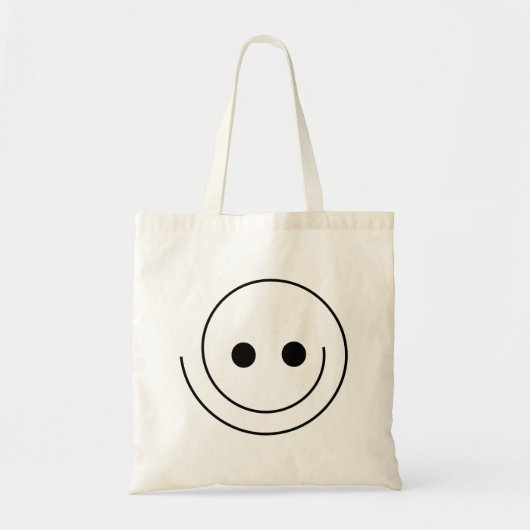 Smiley, blij, glimlachend tote bag (Voorkant)