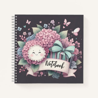 Smiley Blossoms – Mooie bloemencadeau-notitieboek  Notitieboek