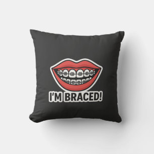 Smiley Braces Leuke Sticker – Kleurrijke Lippen Kussen