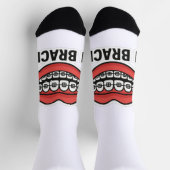 Smiley Braces Leuke Sticker – Kleurrijke Lippen Sokken (Top)