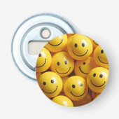 smiley button flesopener (Voorkant)