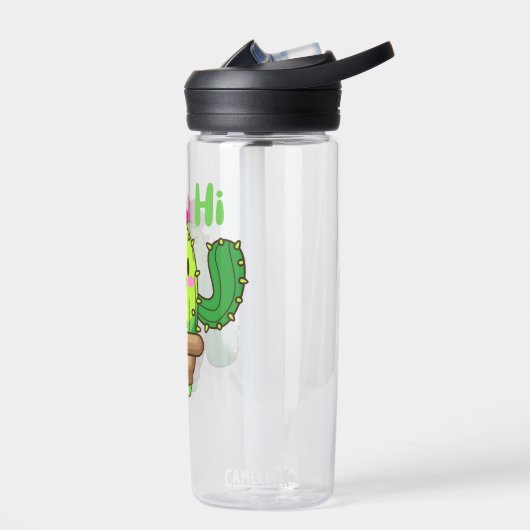 Smiley Cactus Bottle – Hello Green Friend Waterfles (Links)