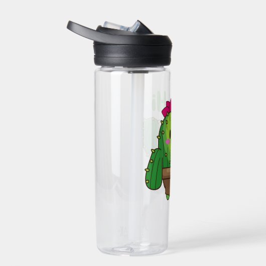 Smiley Cactus Bottle – Hello Green Friend Waterfles (Rechts)
