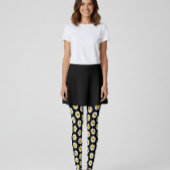  Smiley Daisy Pattern Leggings