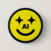 Smiley Face AI™ Button (Voorkant)