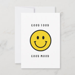 Smiley face cadeau, emoji gezicht  bedankkaart