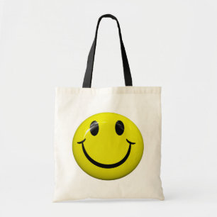 Smiley Face Canvas tas