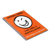 SMILEY FACE DANKBAARHEIDSDAGBOEK NOTITIEBOEK (Rechterzijde)