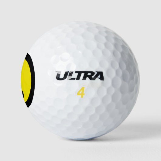 Smiley Face Golf Balls Golfballen (Logo)