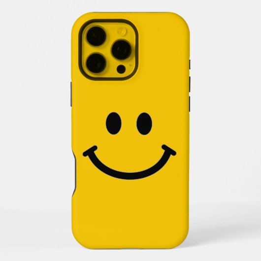 Smiley Face iPhone Case () Hoesje (Achterkant)