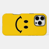 Smiley Face iPhone Case () Hoesje (Achterkant horizontaal)