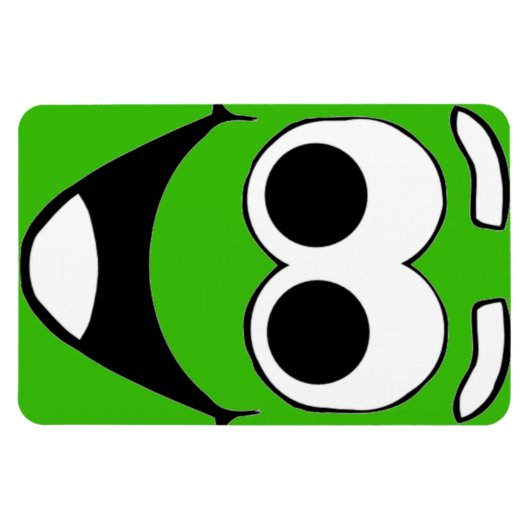 Smiley Face Magneet (Horizontaal)