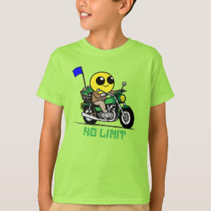 smiley face motoravontuur t-shirt
