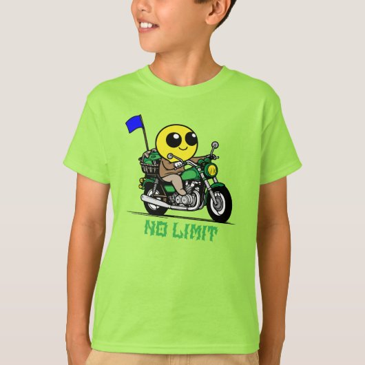 smiley face motoravontuur t-shirt (Voorkant)