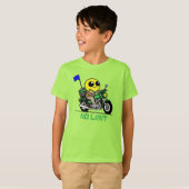 smiley face motoravontuur t-shirt (Voorkant volledig)
