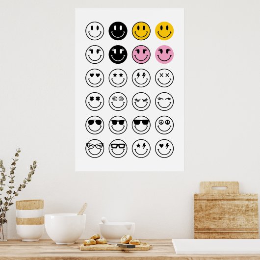 Smiley Face Poster (Keuken)