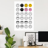 Smiley Face Poster (Thuiskantoor)