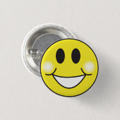 Smiley-Face Ronde Button 3,2 Cm (Voorkant /achterkant)