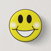 Smiley-Face Ronde Button 3,2 Cm (Voorkant)