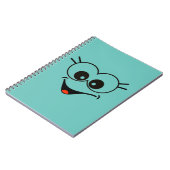 Smiley Face Spiral Photo Notebook Notitieboek (Linkerzijde)