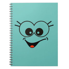 Smiley Face Spiral Photo Notebook Notitieboek