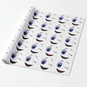SMILEY FACE WINKEN CADEAUPAPIER