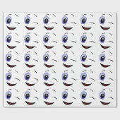 SMILEY FACE WINKEN CADEAUPAPIER (Vlak)