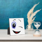 SMILEY FACE WINKEN FOTOPLAAT (Insitu)