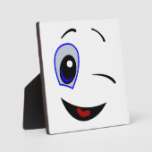 SMILEY FACE WINKEN FOTOPLAAT (Voorkant)