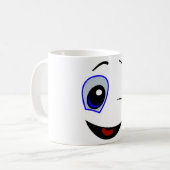 SMILEY FACE WINKEN KOFFIEMOK (Voorkant links)