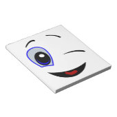 SMILEY FACE WINKEN NOTITIEBLOK (Schuin)