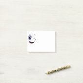 SMILEY FACE WINKEN POST-IT® NOTES (Op bureau)