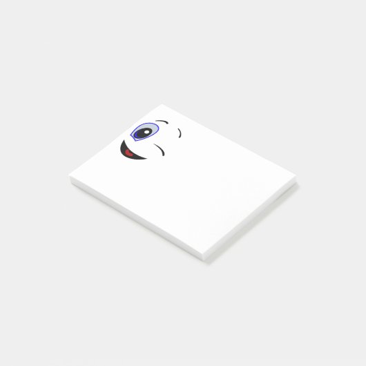 SMILEY FACE WINKEN POST-IT® NOTES (Schuin)