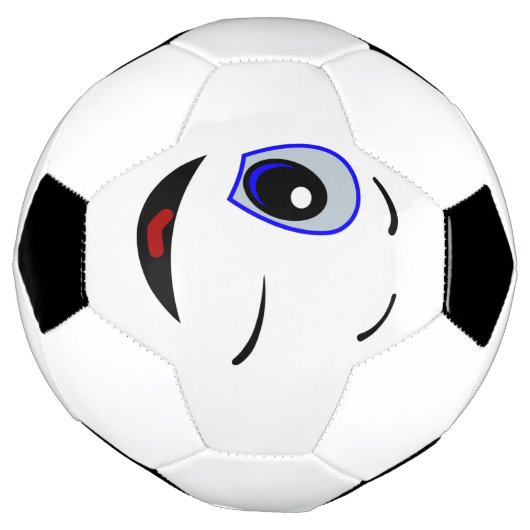 SMILEY FACE WINKEN VOETBAL (Gedraaid)