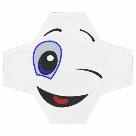 SMILEY FACE WINKEN VOETBAL (Enkel)