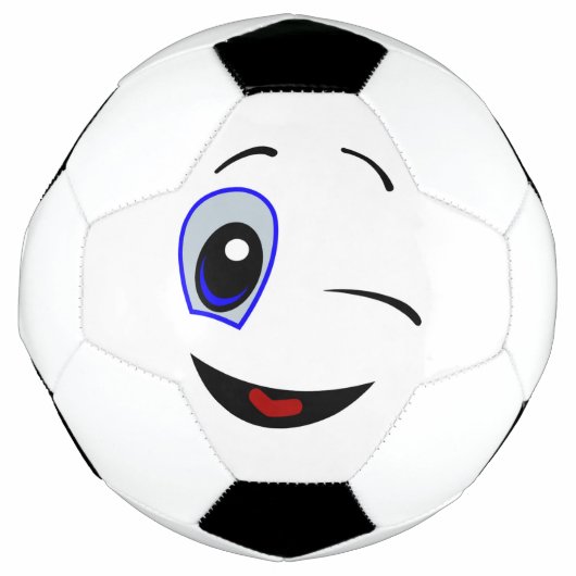 SMILEY FACE WINKEN VOETBAL (Voorkant)