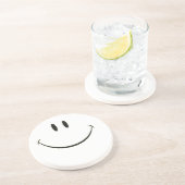 Smiley face zandsteen onderzetter (Zijkant)