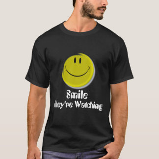 Smiley-face, ze kijken, glimlachen t-shirt