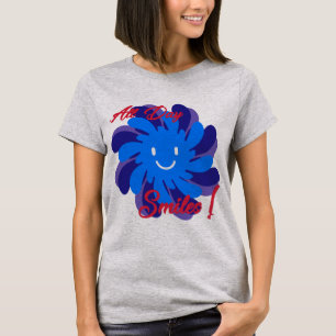 Smiley Gezicht De hele dag Smiles T-shirt