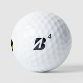 Smiley Gezicht Fun Naam/ Initiaal Golfballen (Logo)