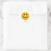 smiley gezicht hart sticker (Tas)
