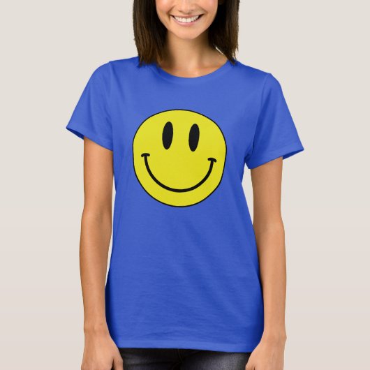 SMILEY HAPPY FACE T-SHIRT (Voorkant)