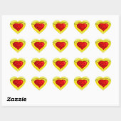SMILEY HEARTS - HART STICKERS - HALO ANGELS (Vel)